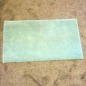 Elegant Aqua Bath Mat